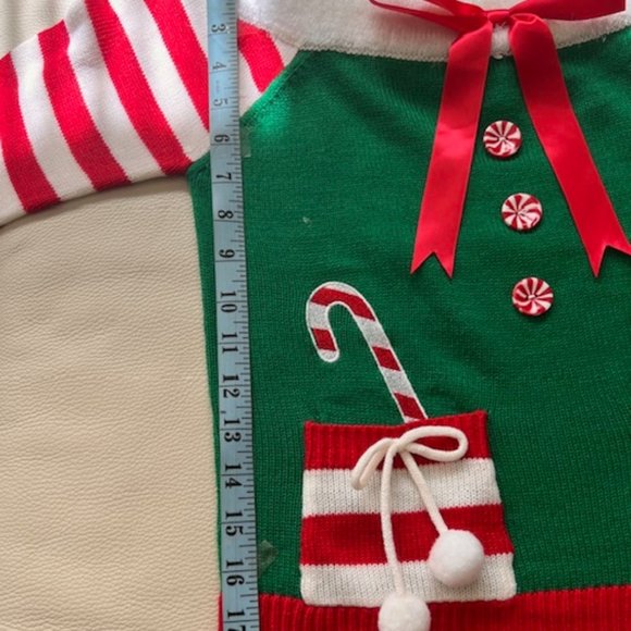 Red Elf Christmas Sweater (NWT) - Picture 6 of 6